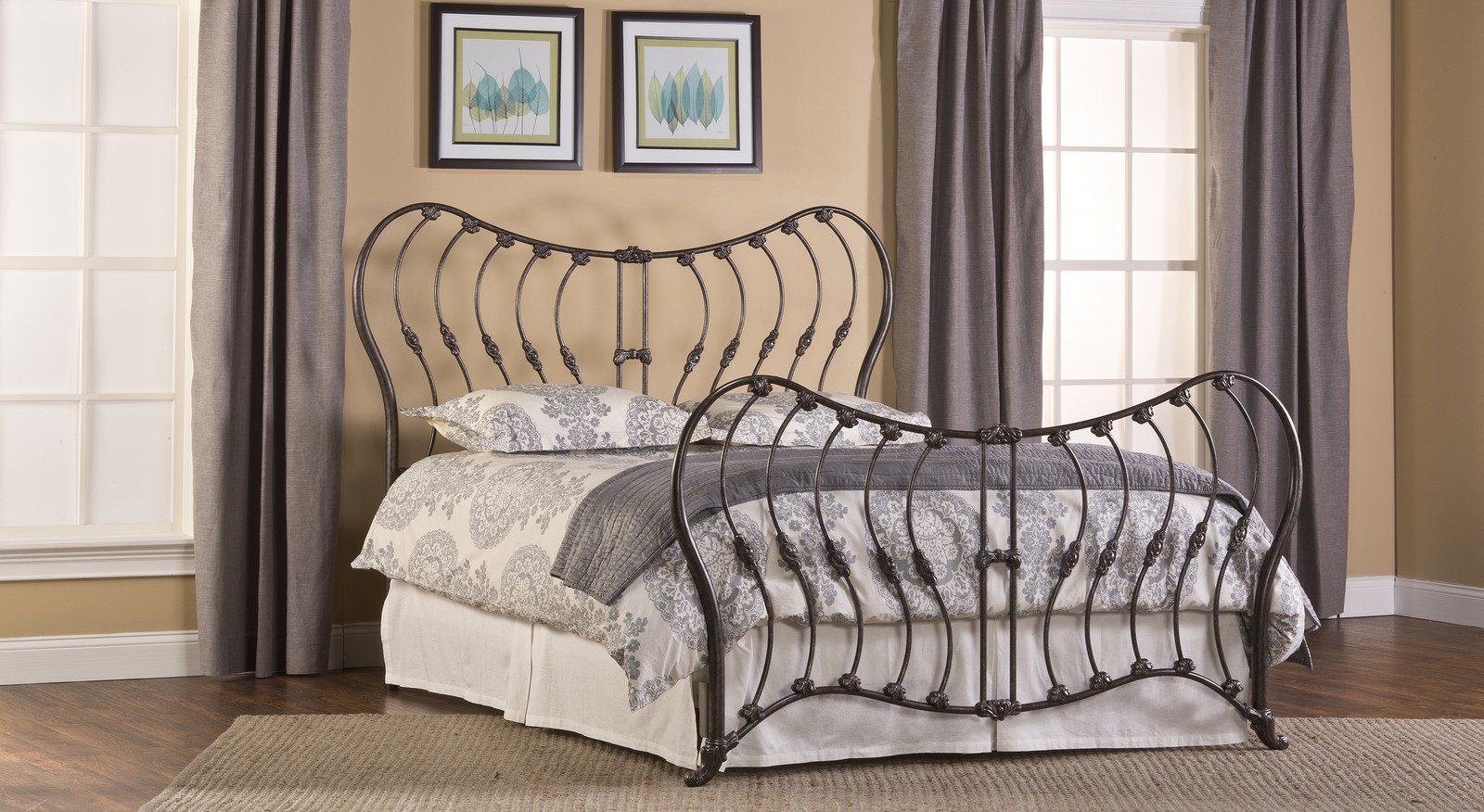 Hillsdale Bennington Bed - Rustic Pewter Hillsdale Bennington Bed - Rustic Pewter