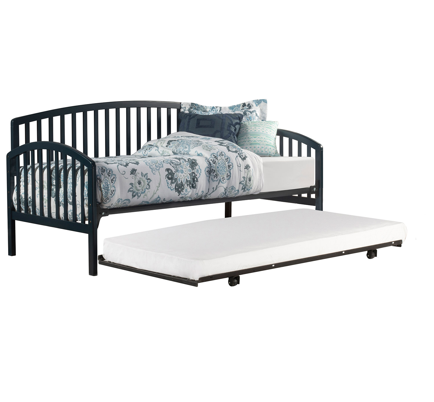 Hillsdale Carolina Daybed with Roll Out Trundle Unit - Navy