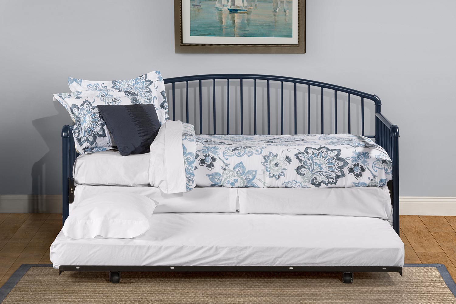 Hillsdale Brandi Daybed with Trundle - Navy
