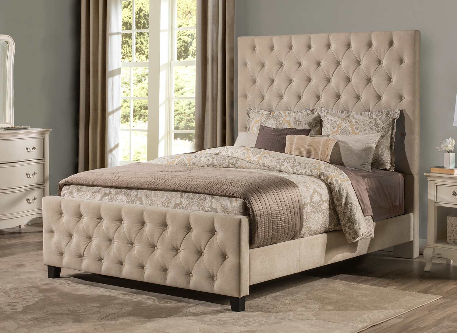 Hillsdale Savannah Bed Beige HD2164Bed at