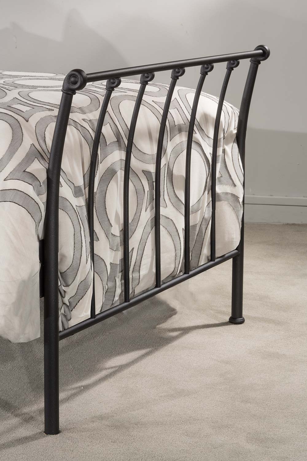 Hillsdale Midland Backless Daybed with Trundle - Black Sparkle