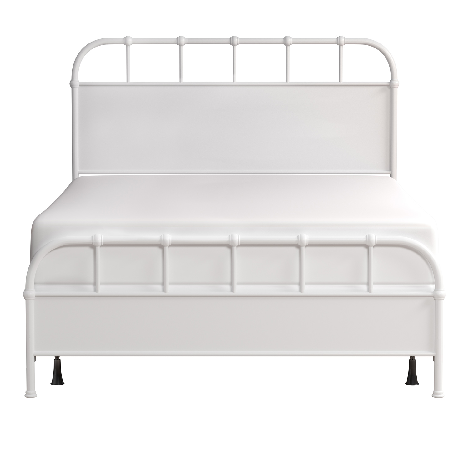 Hillsdale Grayson Metal Bed - Textured White