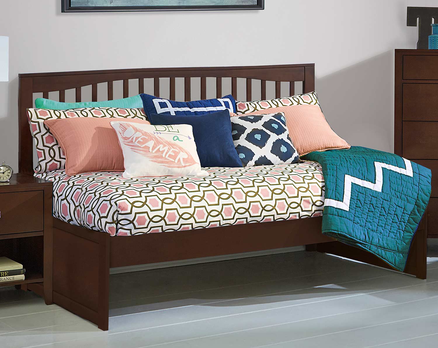 NE Kids Pulse Mission Twin Daybed - Cherry