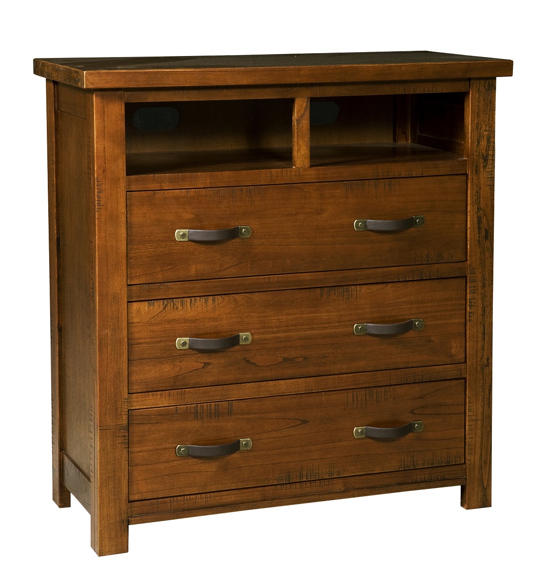 Hillsdale Outback 6 Drawer Chest - Distressed Chestnut