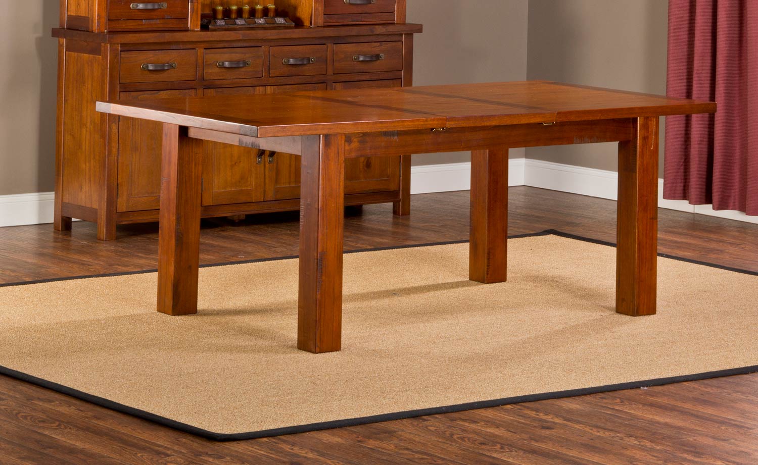 Hillsdale Outback Dining Table - Distressed Chestnut