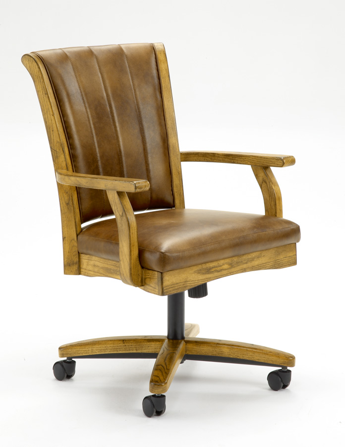 Hillsdale Grand Bay Caster Chair - Oak