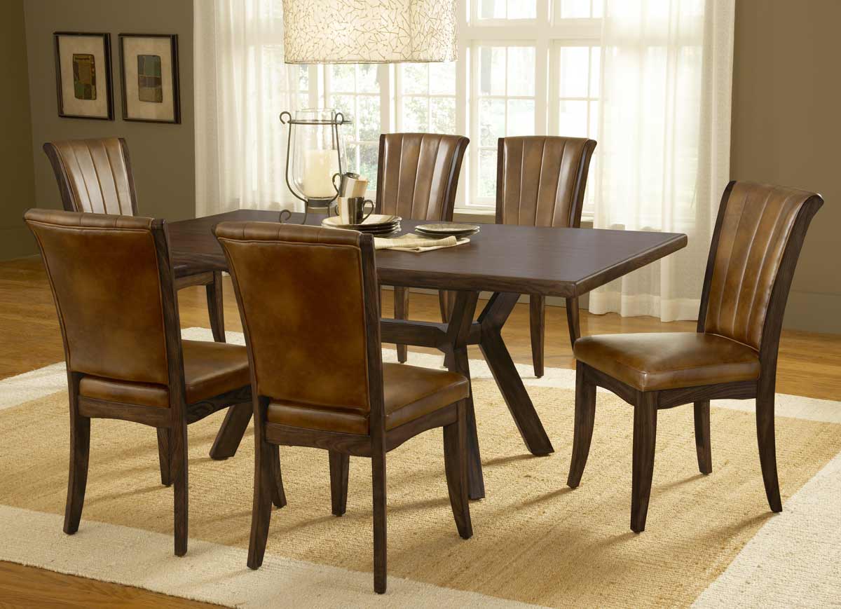 Hillsdale Grand Bay Rectangle Dining Set with Dining Chair - Cherry Hillsdale Grand Bay Rectangle Dining Set with Dining Chair - Cherry
