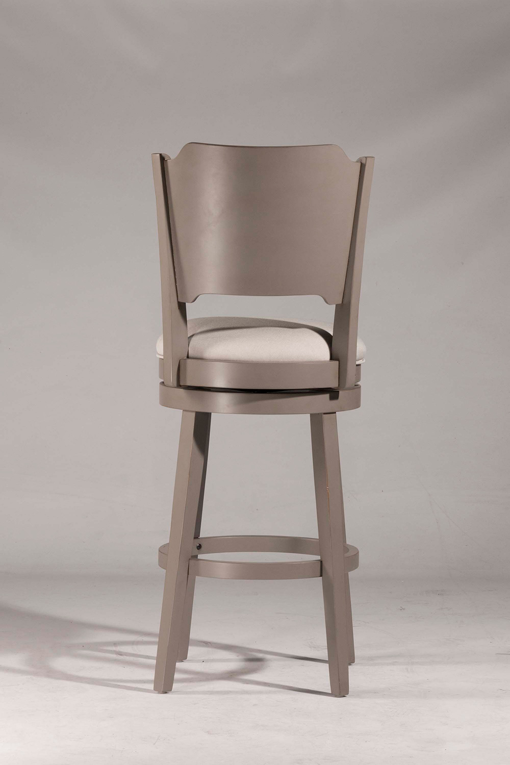 Hillsdale Clarion Swivel Counter Stool - Gray - Fog Fabric