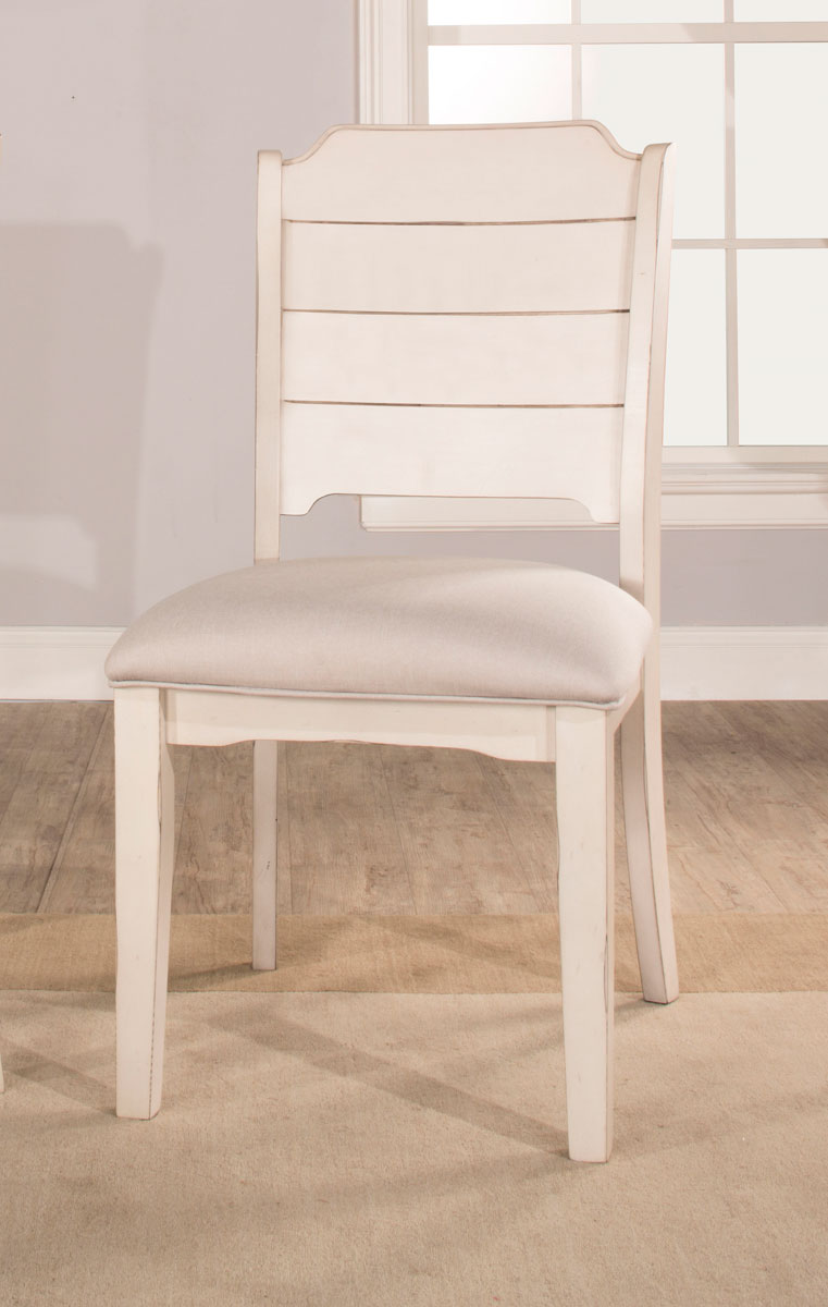 Hillsdale Clarion Desk Chair - Gray/White - Fog Fabric