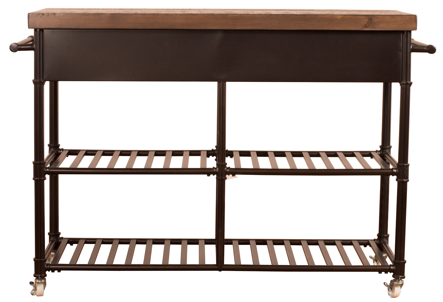 Hillsdale Casselberry Kitchen Cart Brown/Distressed Walnut HD4582