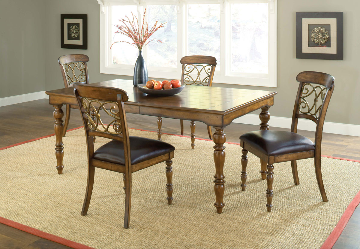 Hillsdale Bergamo Dining Set A - Weathered Brown Hillsdale Bergamo Dining Set A - Weathered Brown