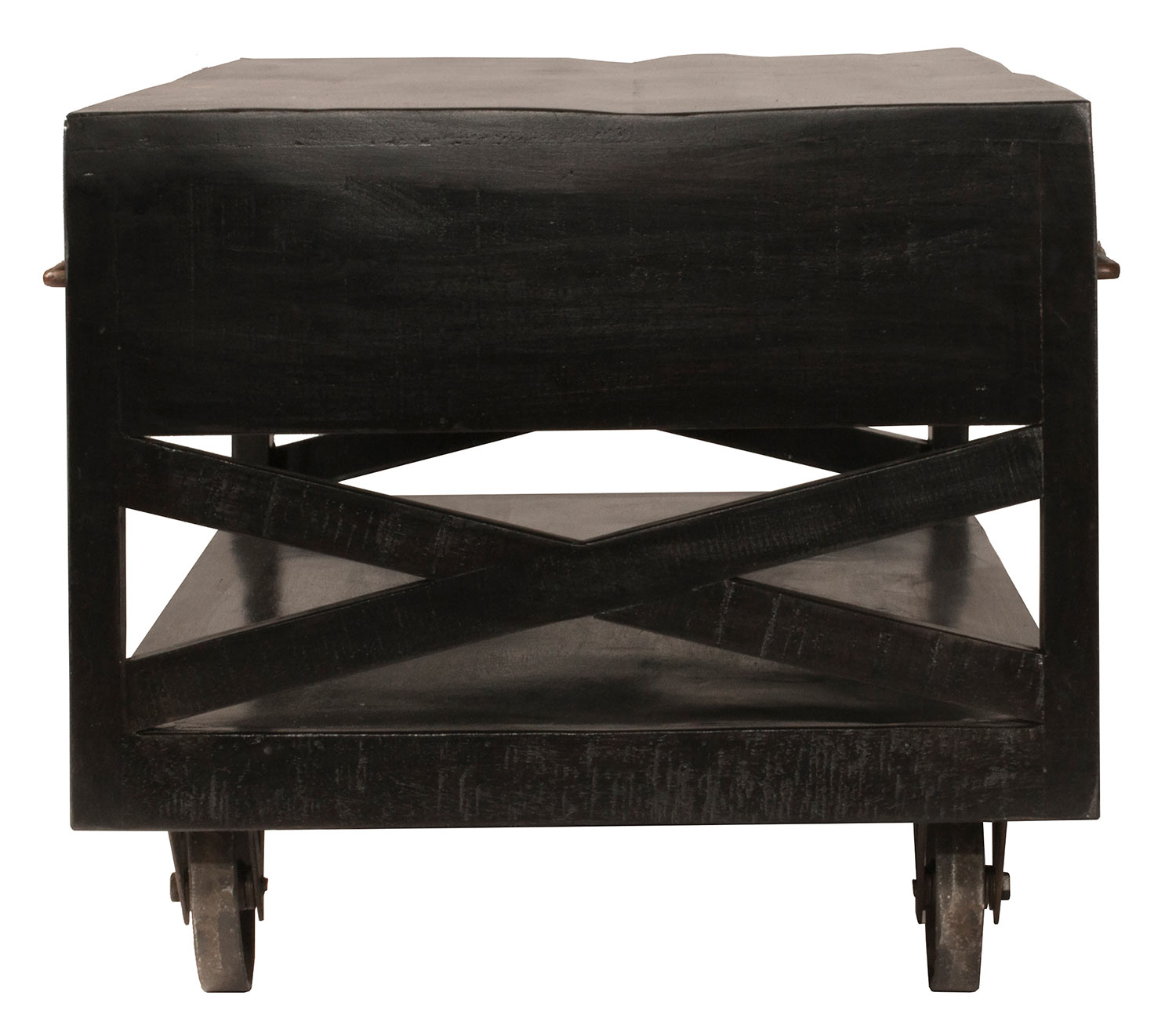 Hillsdale Bridgewater Coffee Table with Casters - Rubbed Black