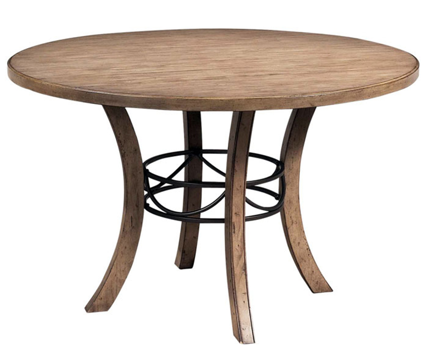 Hillsdale Charleston Round Dining Table With Wooden Base