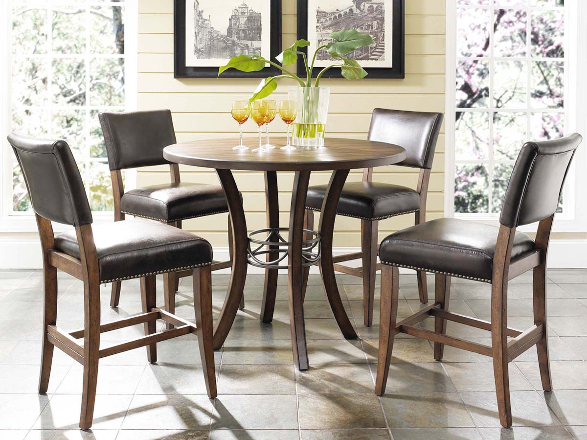 Hillsdale Cameron Counter Height Round Dining Set With Parson Stool Hillsdale Cameron Counter Height Round Dining Set With Parson Stool