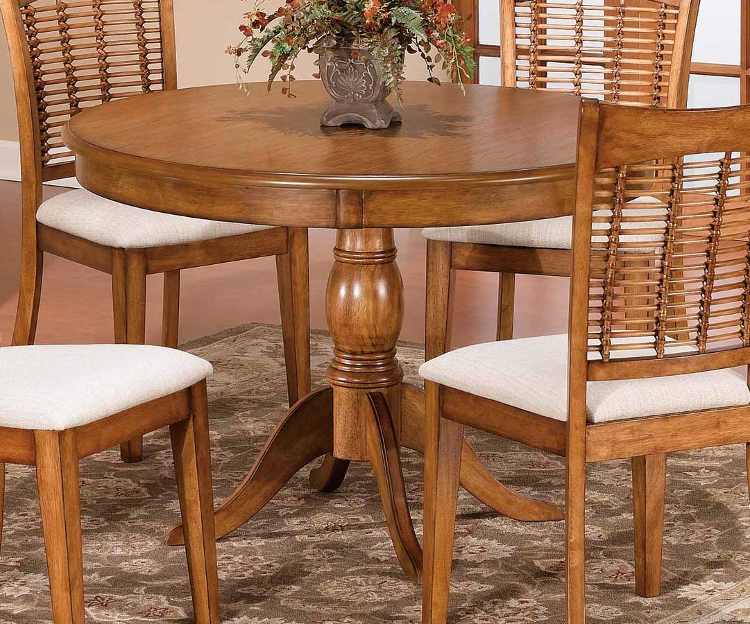 Hillsdale Glenmary - Bayberry Round Pedestal Table - Oak