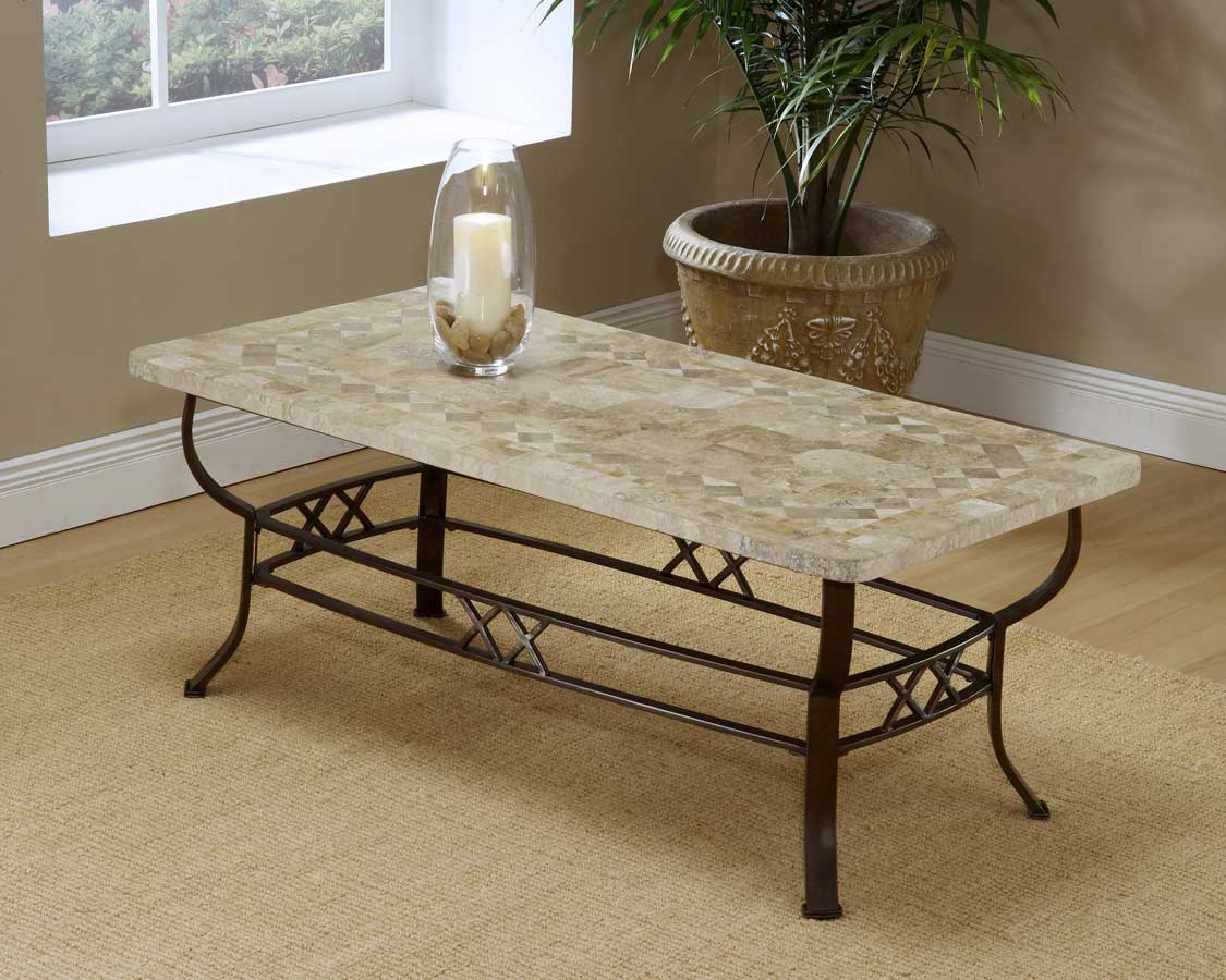 Hillsdale Brookside Fossil Coffee Table