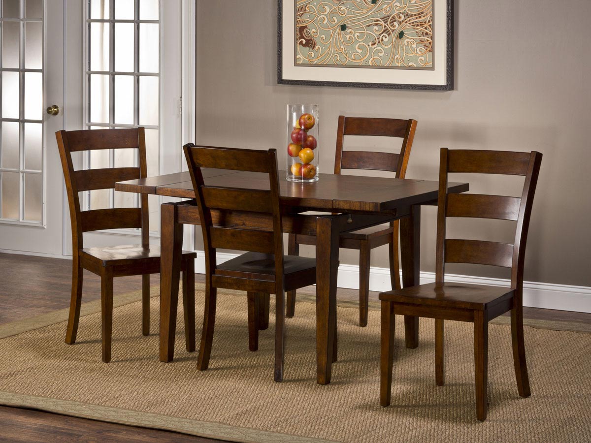 Hillsdale Harrods Creek 5 Piece Dining Set - Medium Brown Oak