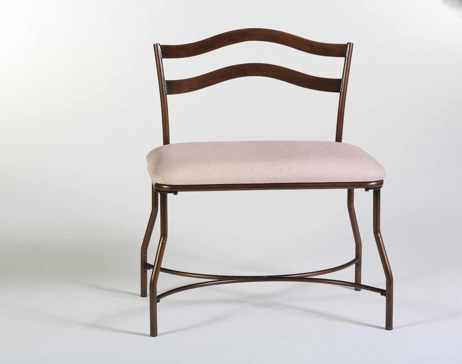 Hillsdale Windsor Vanity Bench - Burnished Bronze Hillsdale Windsor Vanity Bench - Burnished Bronze