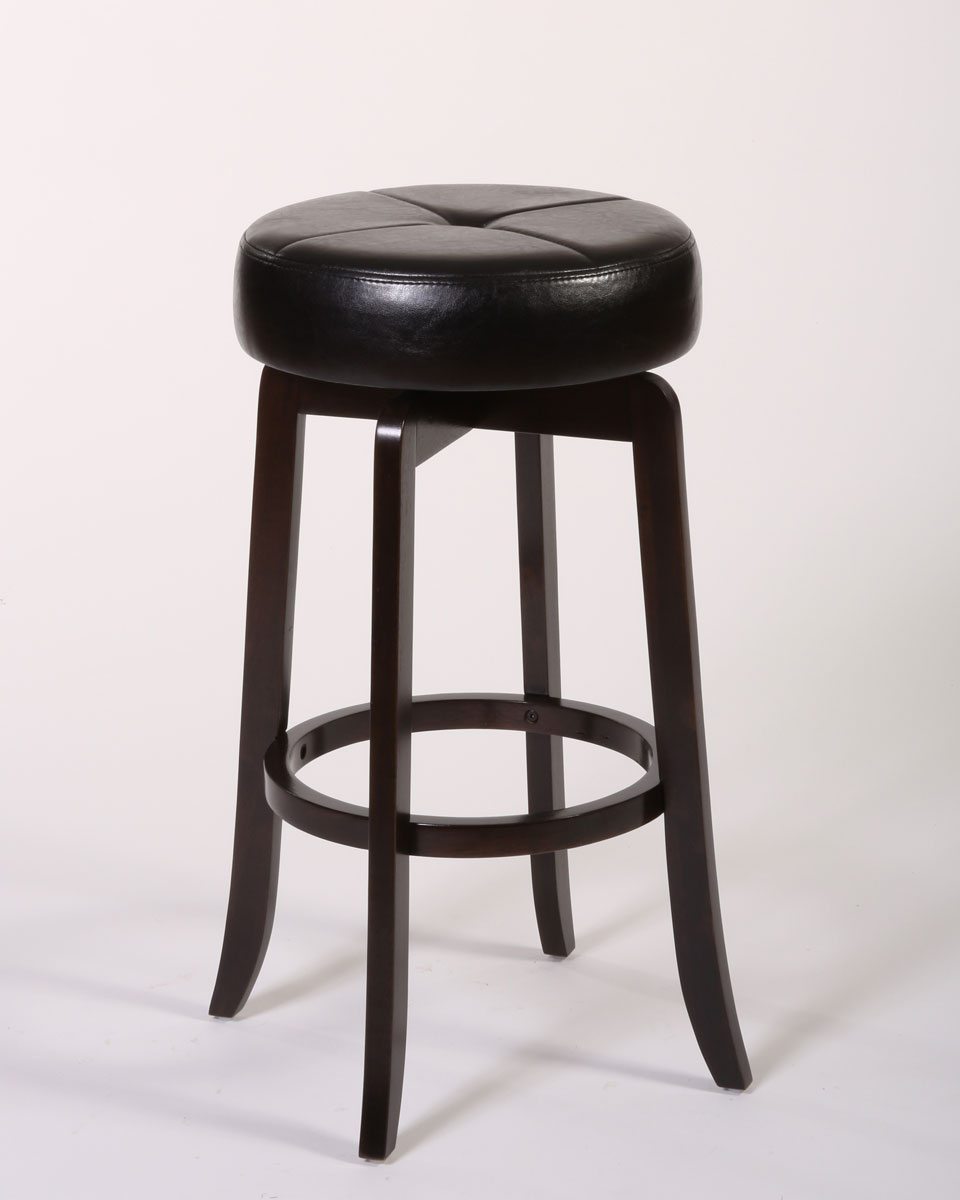 Hillsdale Rhodes Backless Counter Stool - Walnut
