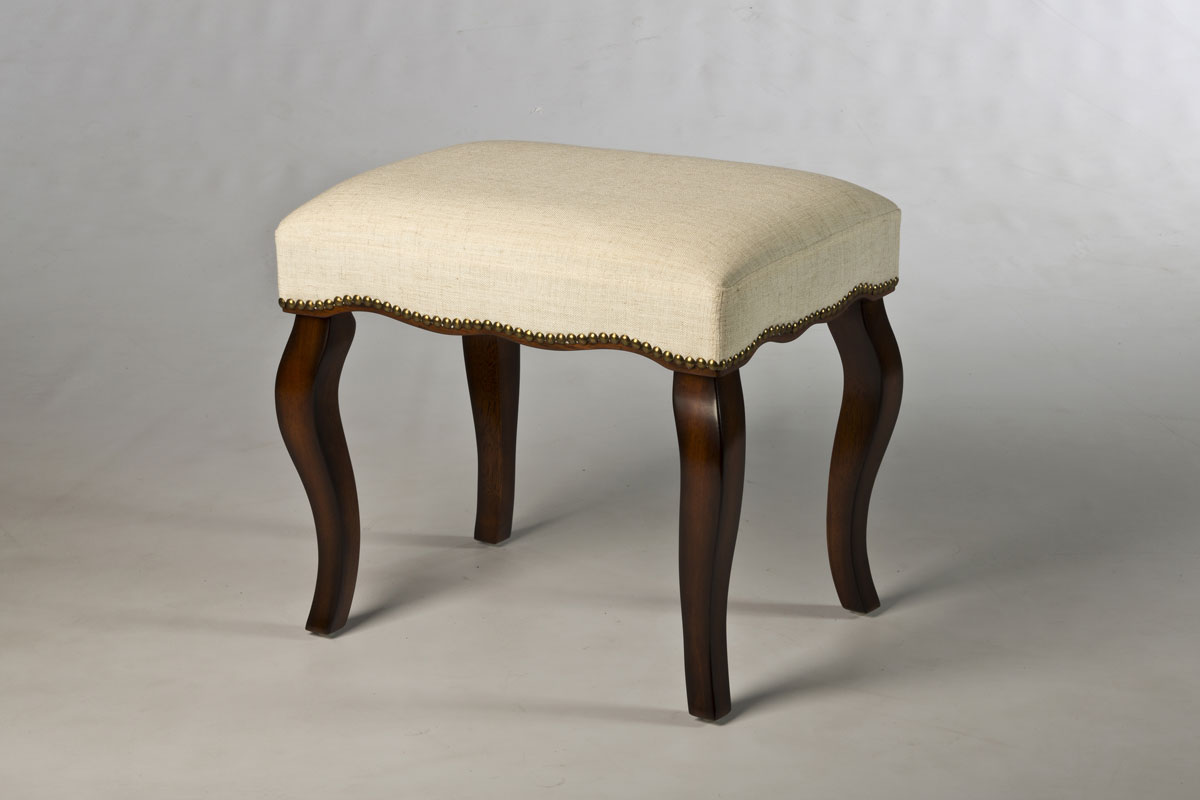 Hillsdale Hamilton Backless Vanity Stool - Burnished Oak