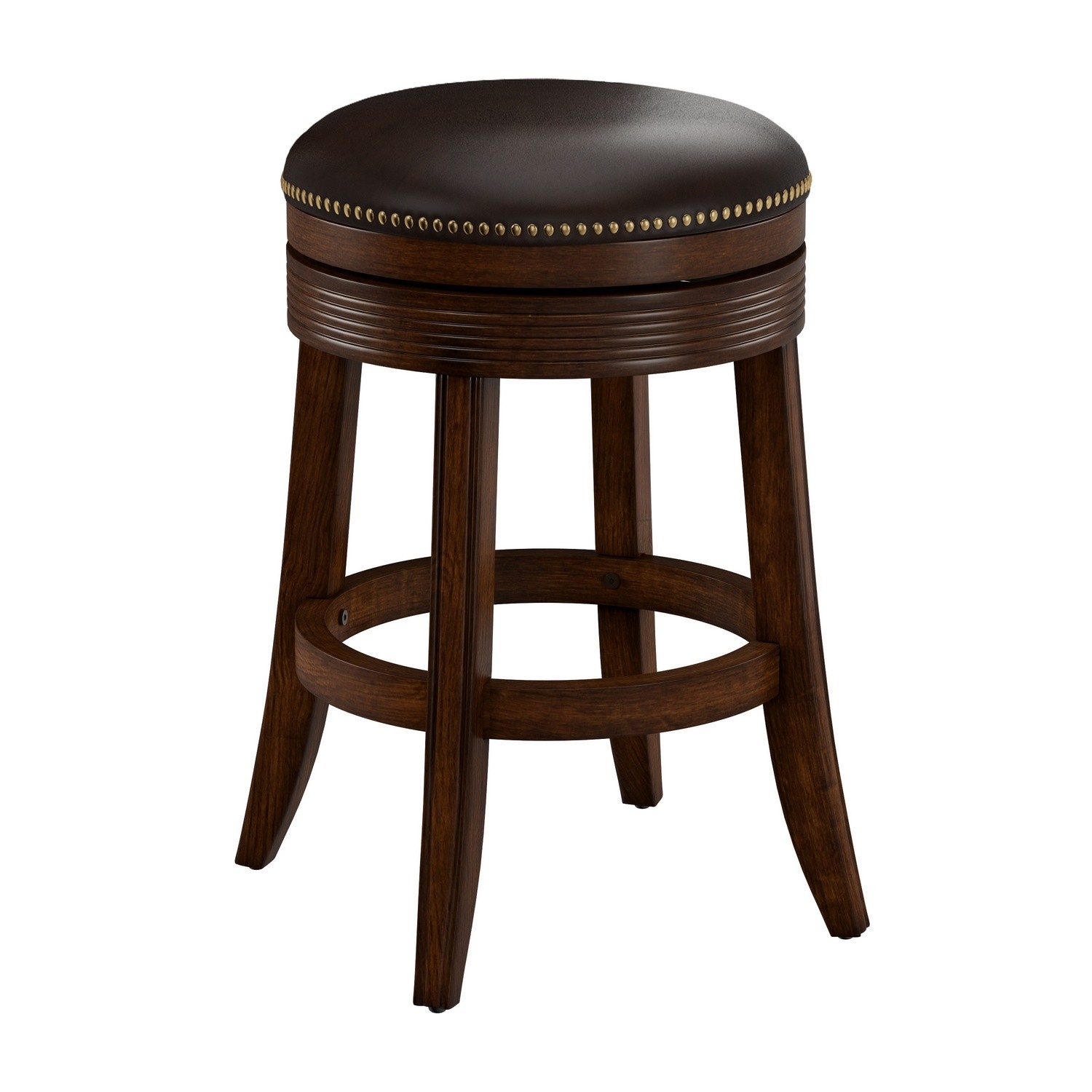 Hillsdale Tillman Wood Backless Counter Height Swivel Stool - Brown Cherry