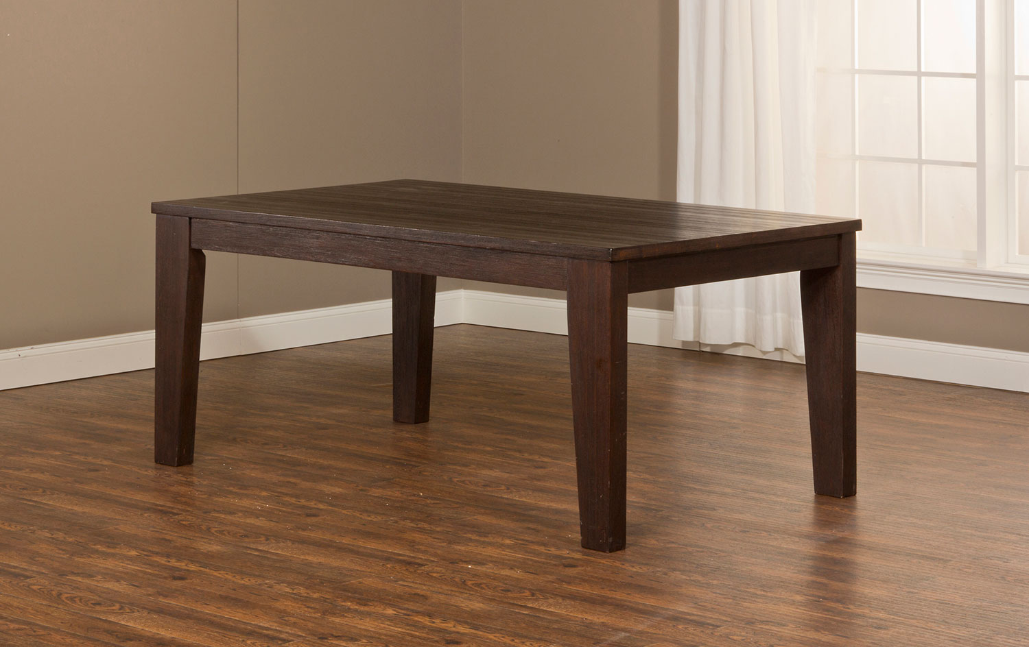 Hillsdale Brooklawn Dining Table - Smoke Brown