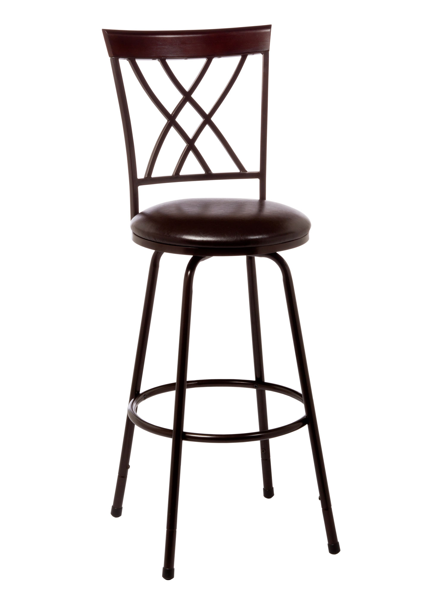 Hillsdale Northland Swivel Counter/Bar Stool - Brown/Cherry