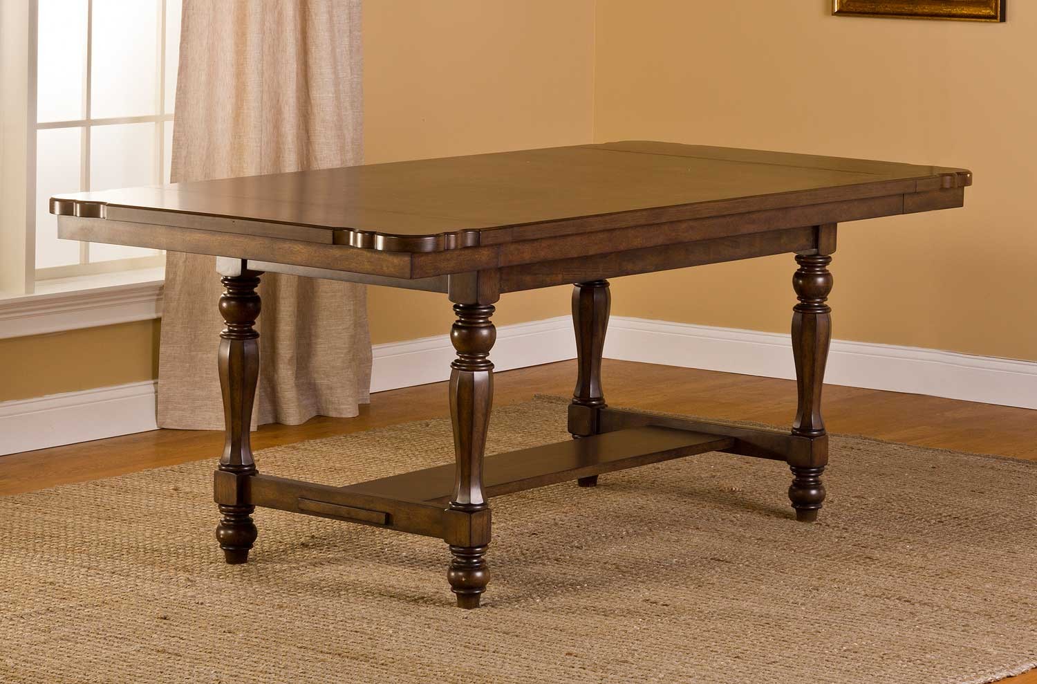 Hillsdale Seaton Springs Dining Table - Weathered Walnut