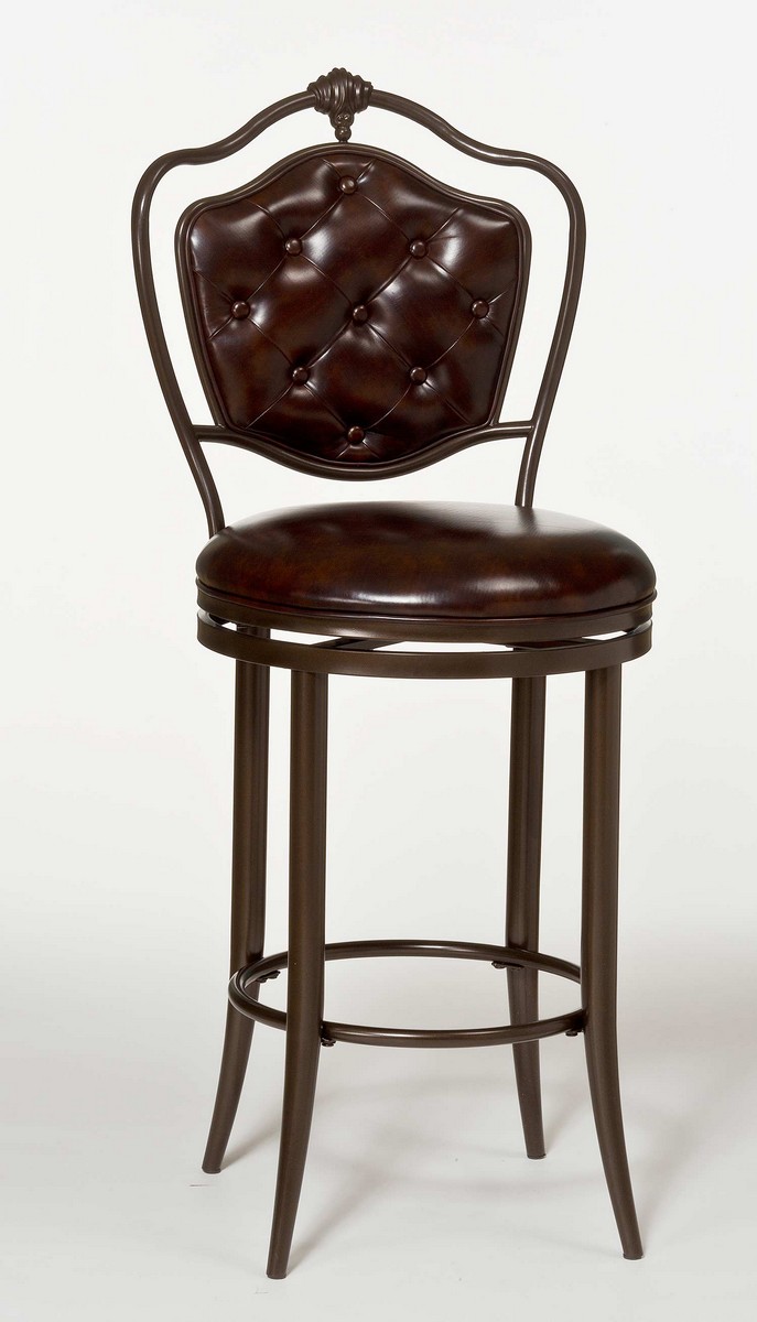 Hillsdale Paramont Swivel Counter Stool - Brown Copper