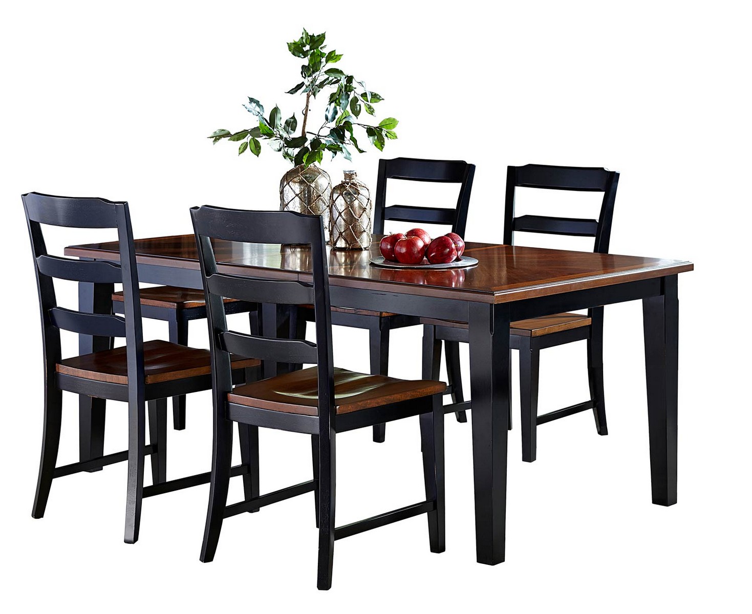 Hillsdale Avalon 5 PC Dining Set - Black/Cherry