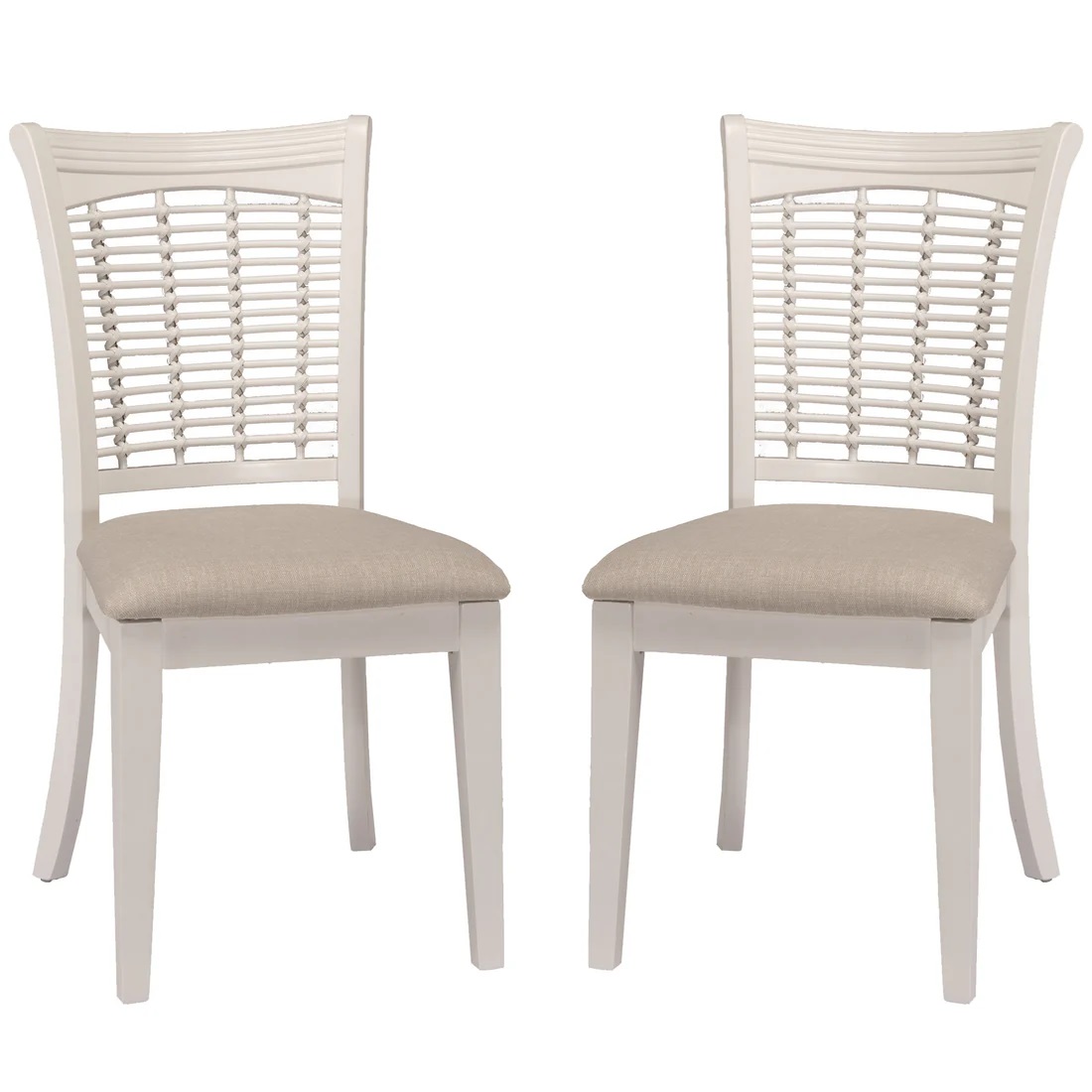 Hillsdale Bayberry Wood Dining Chair- Set of 2 - White