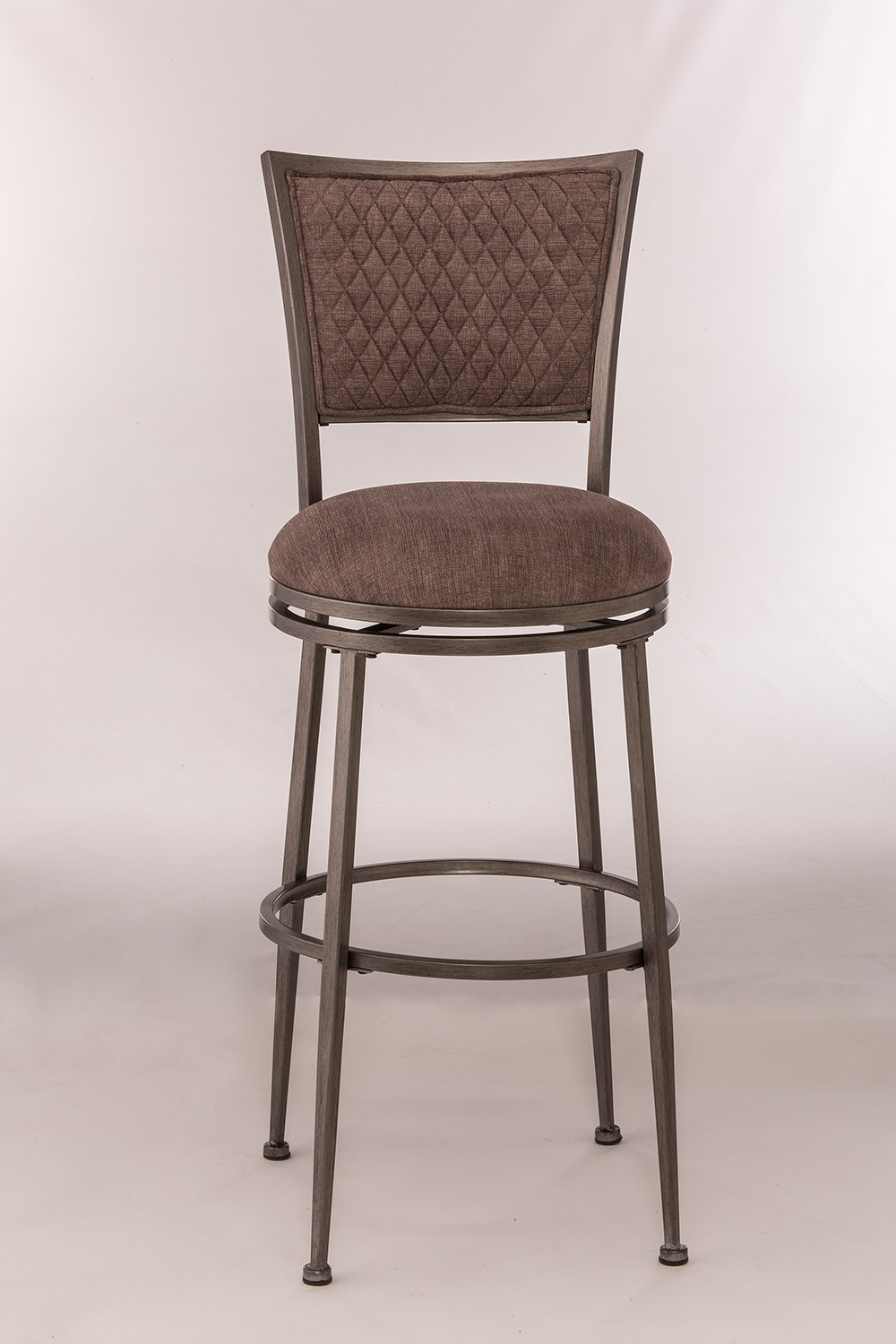 Hillsdale Burke Swivel Counter Stool - Distressed Pewter