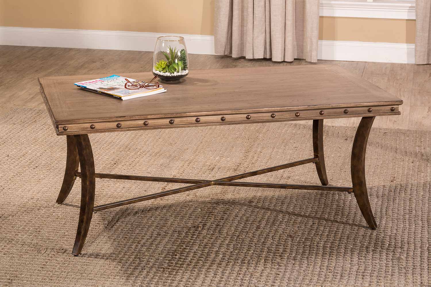 Hillsdale Emmons Coffee Table - Washed Gray