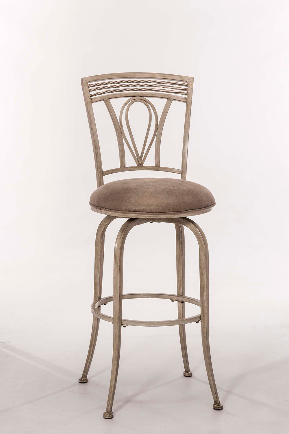 Hillsdale Napier Swivel Counter Stool - Aged Ivory