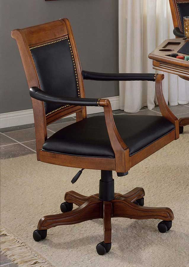 Hillsdale Kingston Square Leather Back Game Chair