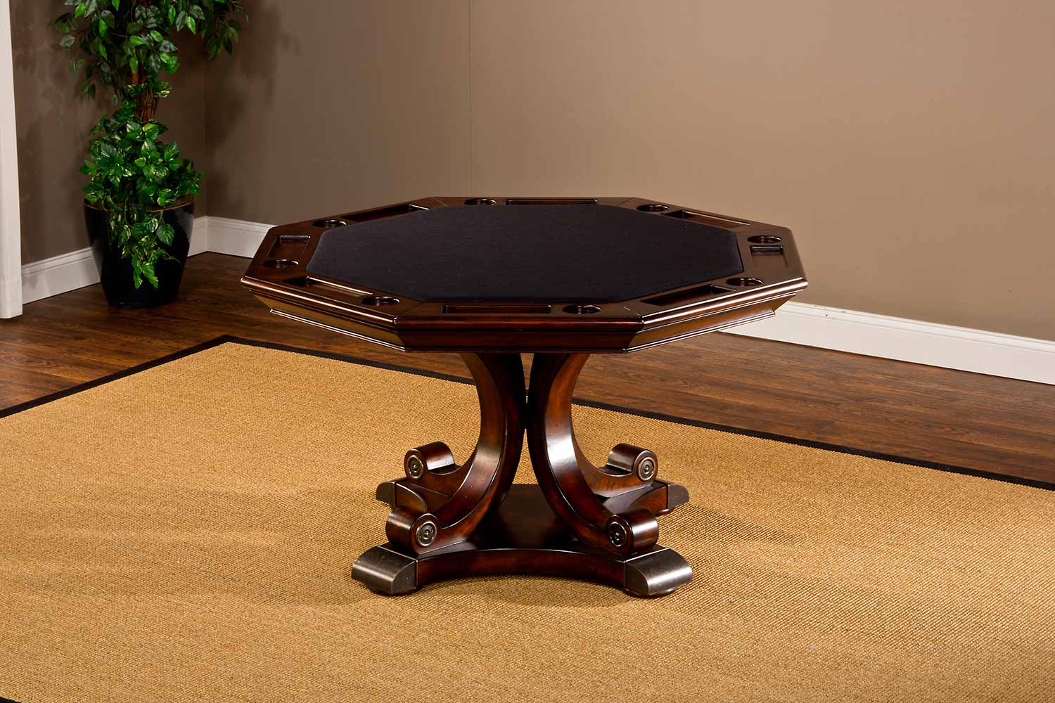 Hillsdale Harding Game Table - Rich Cherry