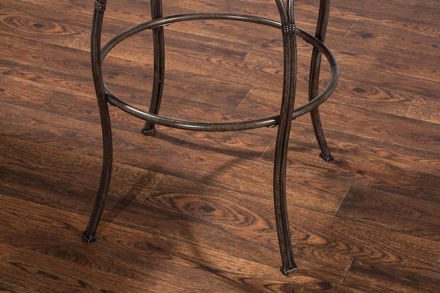 Hillsdale Solana Indoor/Outdoor Swivel Bar Stool - Brushed Pewter