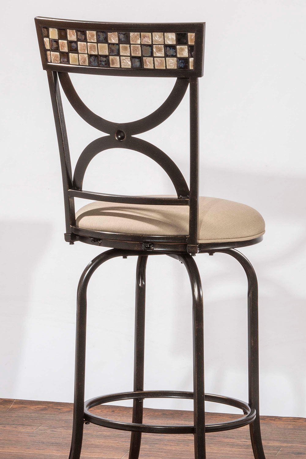 Hillsdale Healy Indoor/Outdoor Swivel Bar Stool Antique Black HD6308