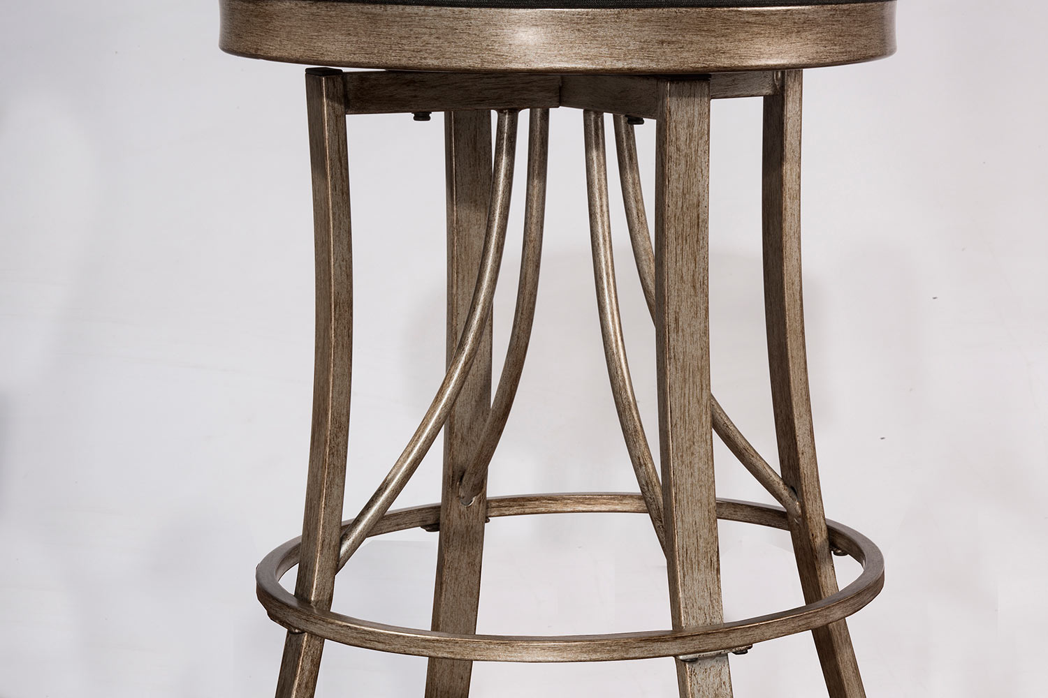 Hillsdale Bishop Indoor/Outdoor Backless Swivel Counter Stool - Champagne