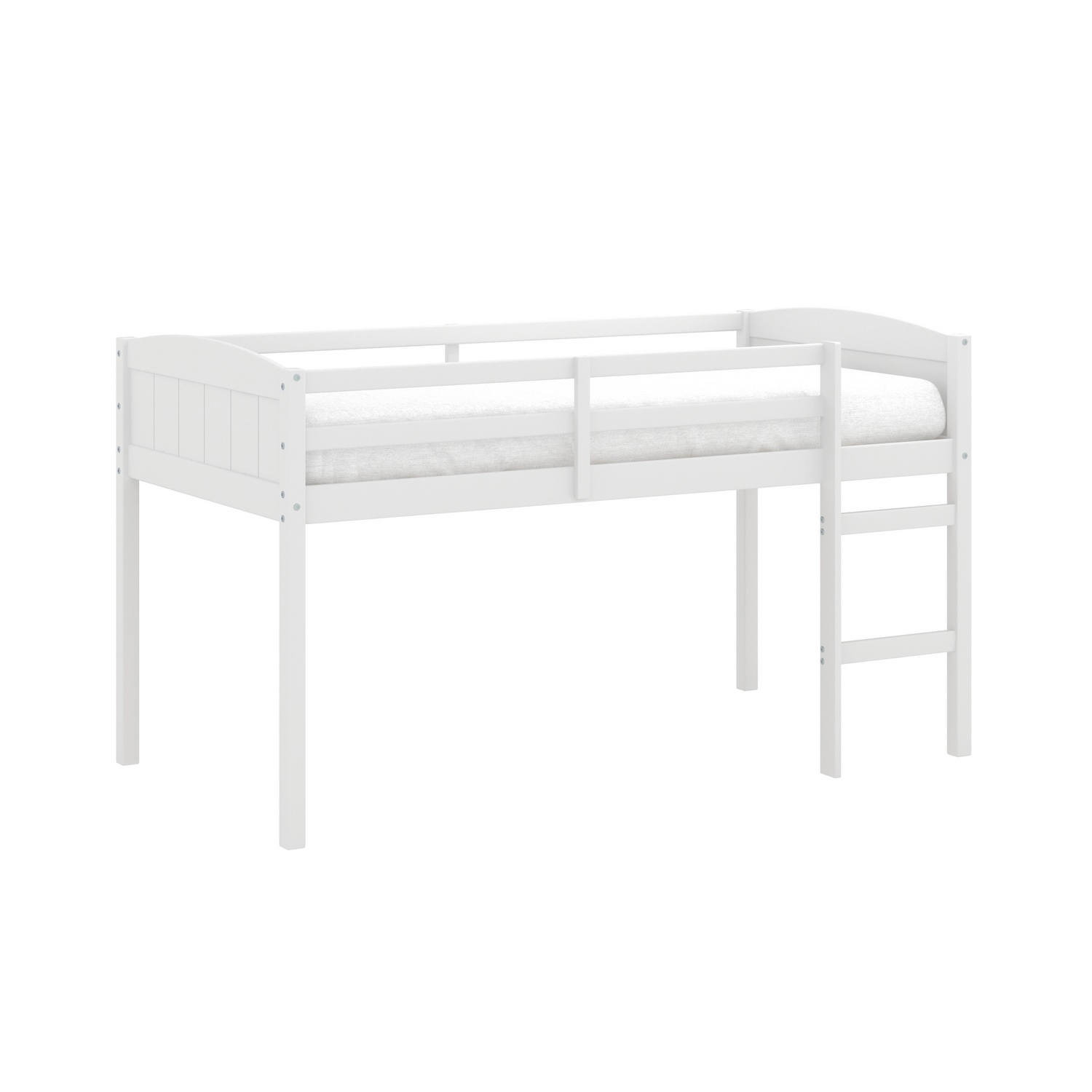 Hillsdale Alexis Wood Arch Twin Loft Bed - White