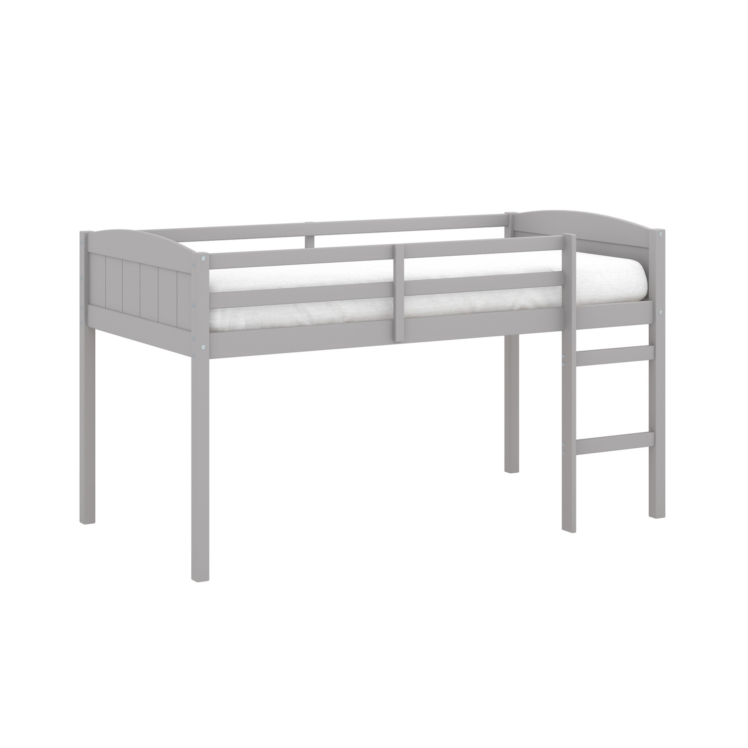 Hillsdale Alexis Wood Arch Twin Loft Bed - Gray