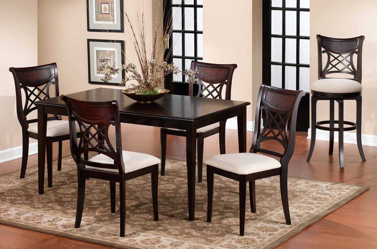 Hillsdale Glenmary Retangular Dining Collection - Dark Cherry