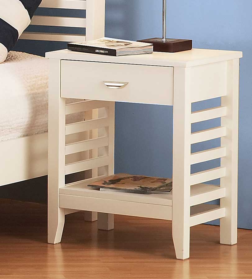 Hillsdale Dio Night Stand - White Hillsdale Dio Night Stand - White