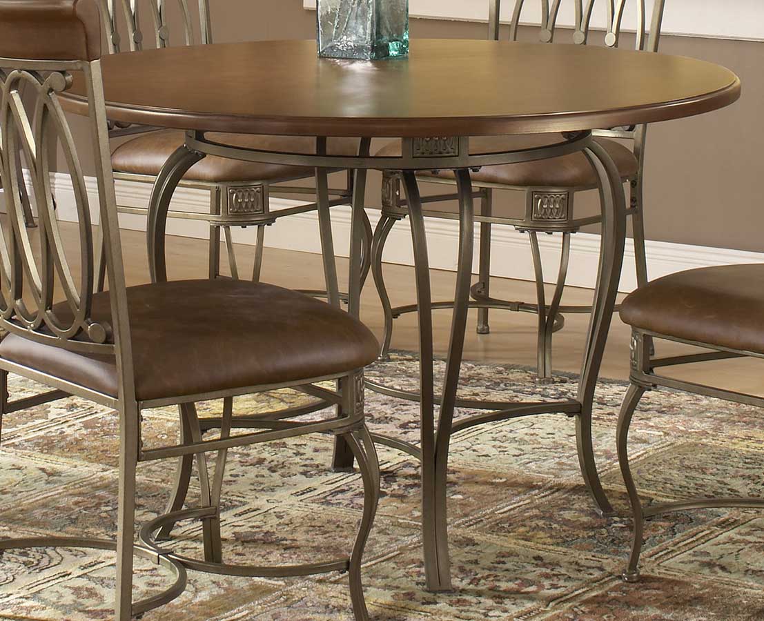 Hillsdale Montello Round Dining Table 45 Inch