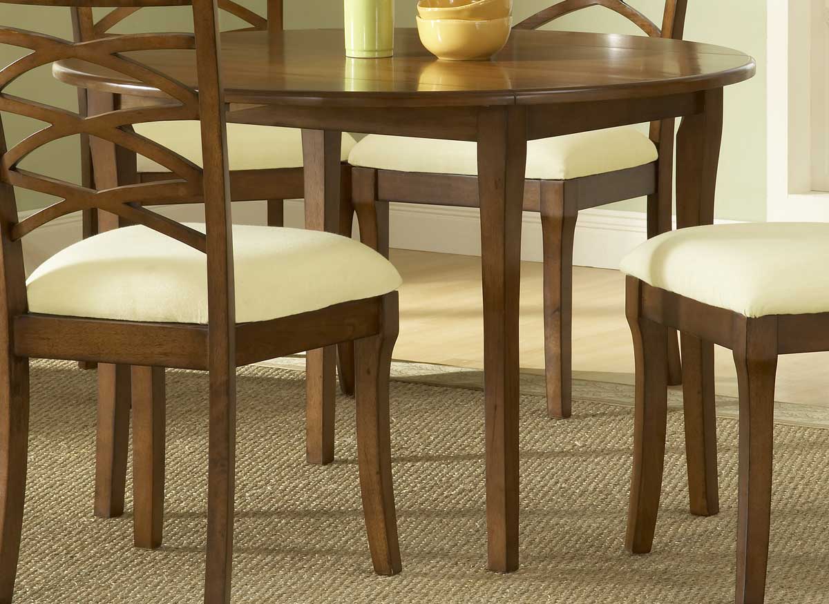Hillsdale Tailored Collection Round Drop Leaf Dining Table