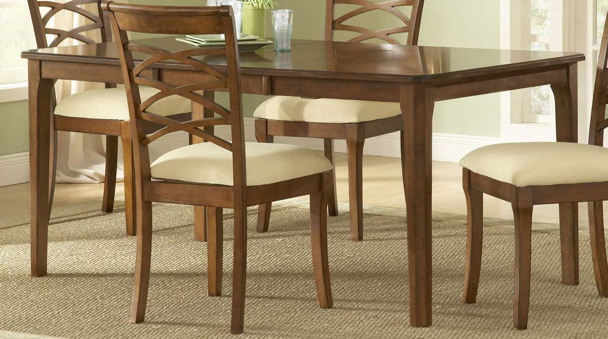 Hillsdale Tailored Rectangle Dining Table With Butterfly Leaf
