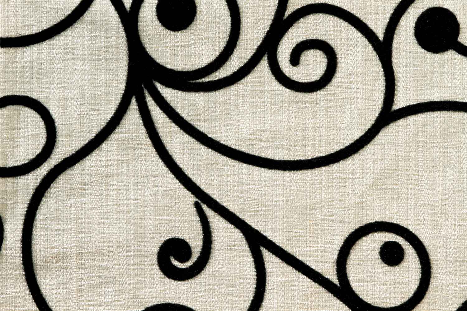 Homelegance Orson Accent Chair - Black Swirl Fabric