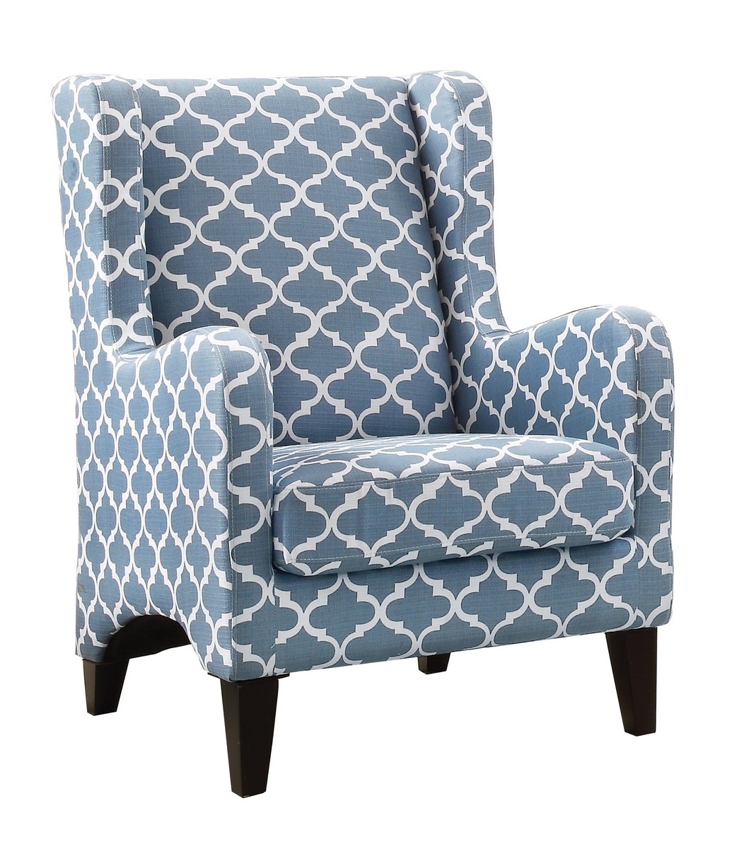 Homelegance Adlai Accent Chair - Blue