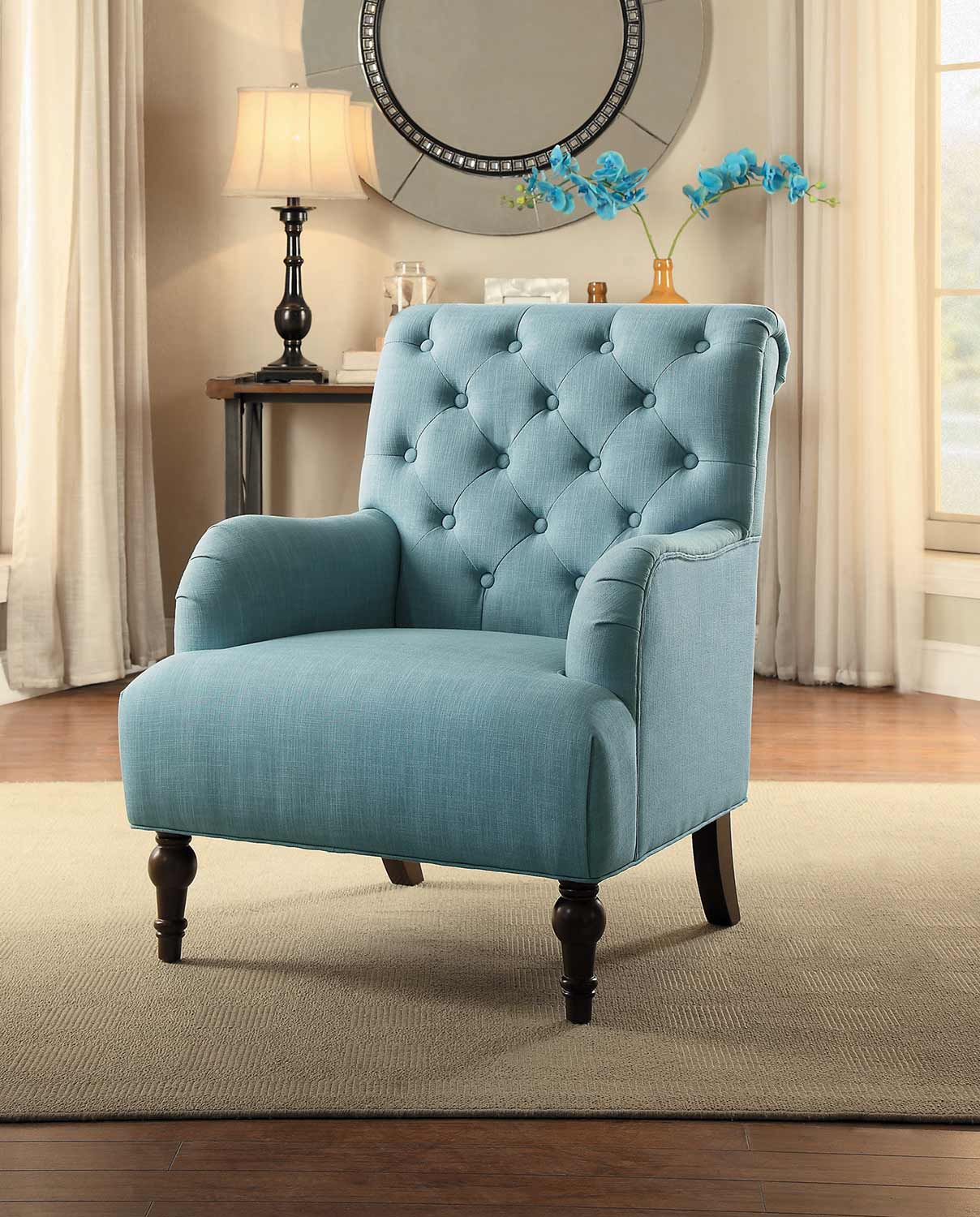 Homelegance Cotswold Accent Chair - Blue