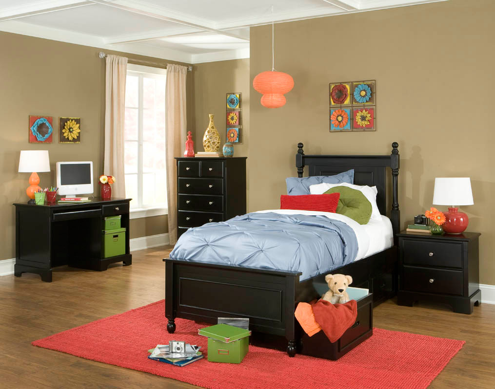 Homelegance Morelle Captain's Bedroom Set - Black